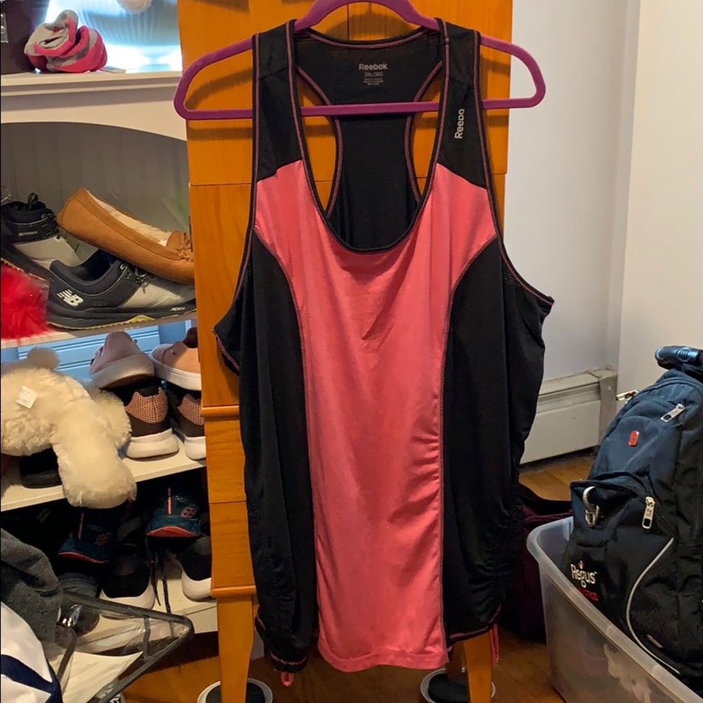 Redbox racer back tank top